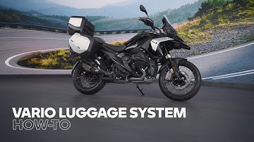 Handling and Key Features of the BMW R 1300 GS Vario Luggage System | BMW Motorrad How-To