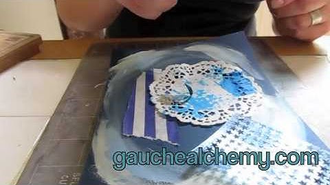 Creation - watch me create a mixed media project