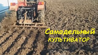 Homemade cultivator Tractor with internal combustion engine Moskvich