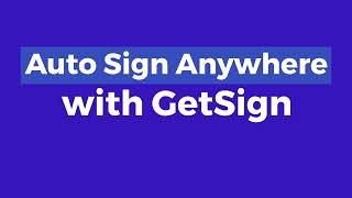 Auto sign anywhere on document on @mondaydotcom with GetSign