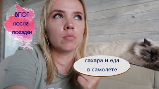 ВЛОГ после поездки: сахара и еда в самолете / проверки в аэропорту у диабетиков