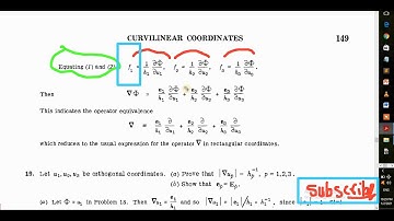 curl in orthogonal curvilinear coordinates, vector and tensor analysis