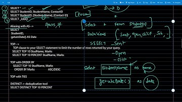 SQL in SFMC Basics and Introduction | Select, From, Where | SalesForce Marketing Cloud | PART-1