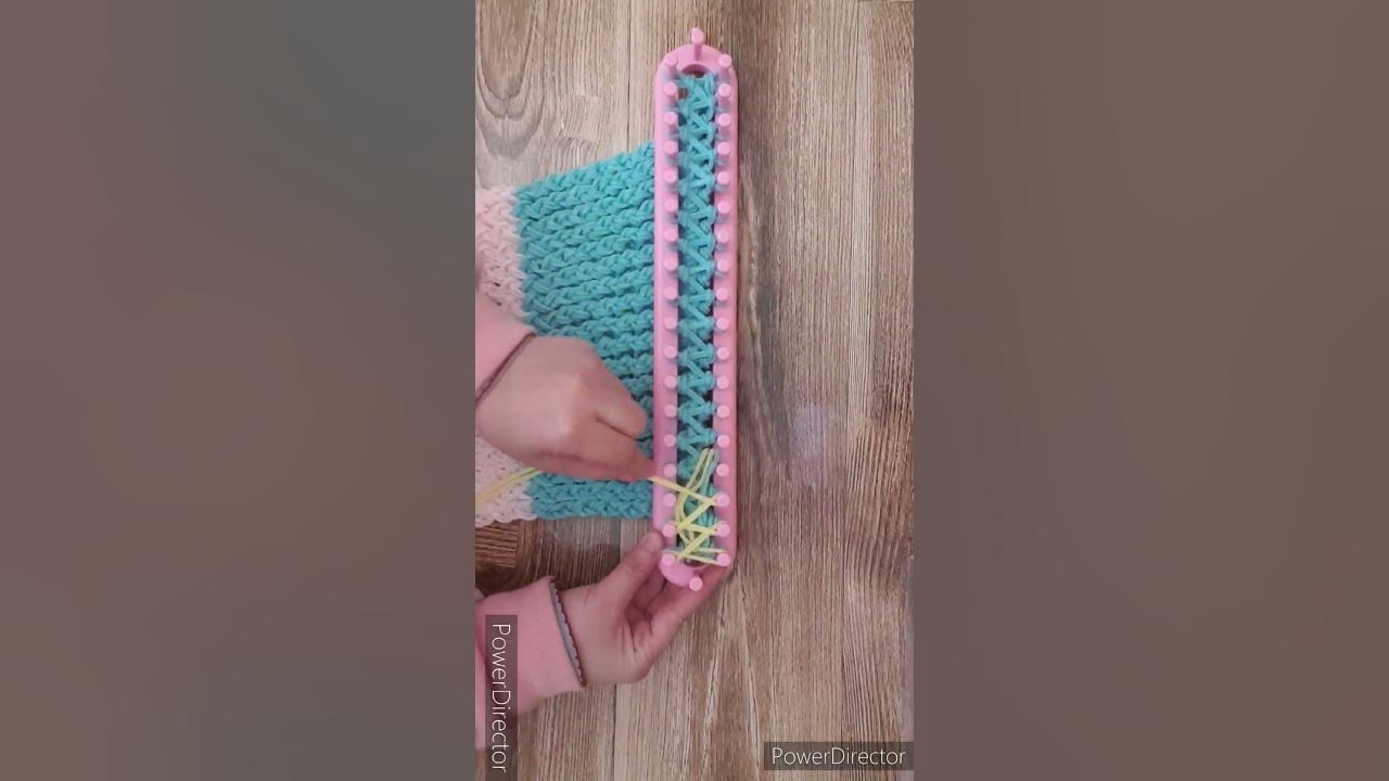 knitting loom for beginners step by step YouTube