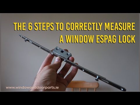 6 шагов для правильного измерения оконного замка Espag