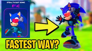 This SECRET CODE IS FASTEST WAY TO GET STEALTH SUIT SONIC in SONIC SPEED SIMULATOR? - Roblox