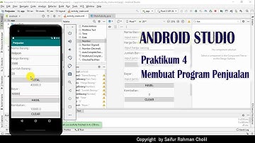 Tutorial Membuat Program  Penjualan dengan Android Studio