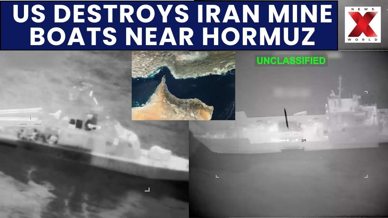US Destroys 16 Iranian Mine-Laying Vessels Near Strait Of Hormuz | US ...