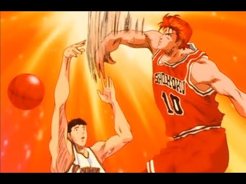 Slam Dunk [ Lồng Tiếng ] : Tuyệt chiêu '' Đập ruồi '' của Hanamichi trước Jin | Cú nhảy thần thánh