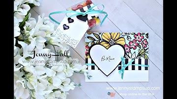 How to create a quick and easy gift package using Stampin Up products with Jenny Hall