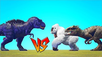 Ark Survival - OMEGA REX vs KING KONG & INDOMINUS REX [Ep.77]