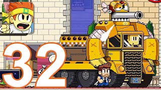 Dan The Man - Gameplay Walkthrough Part 32 - Hard Mode: Stage 8 and Boss 2 (iOS, Android)