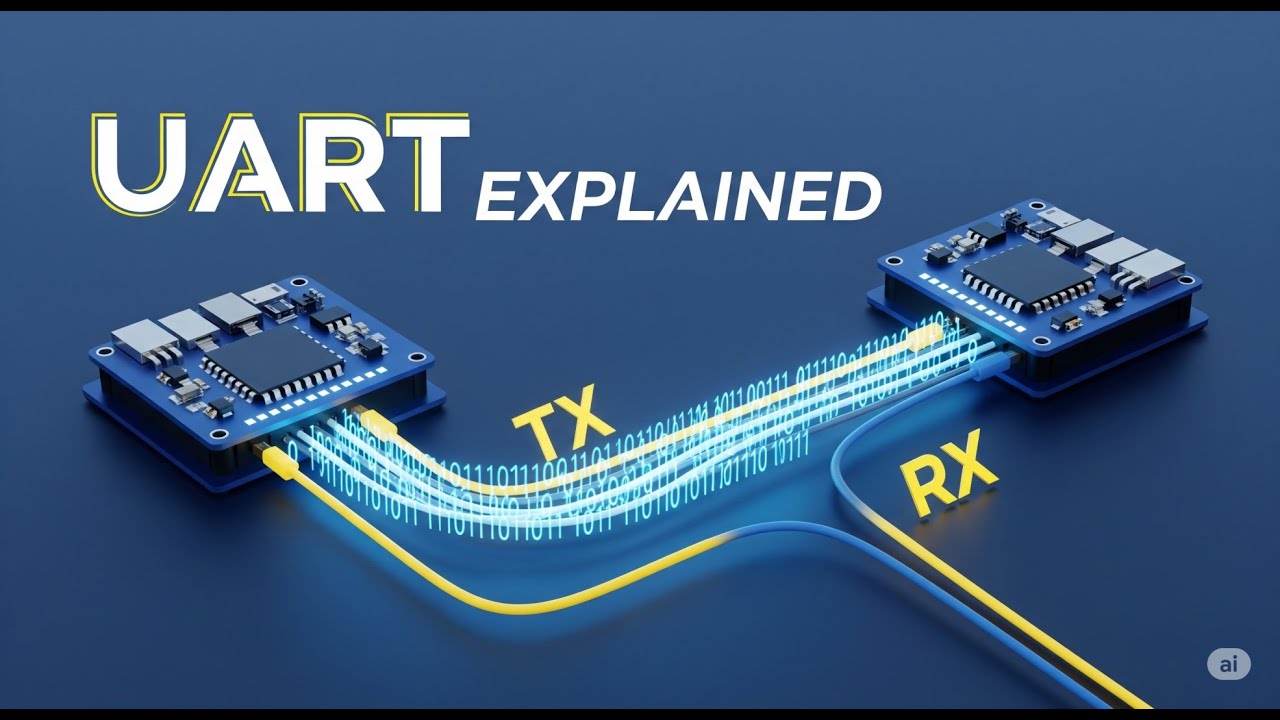 UART Serial Communication — How It Works (Full Beginner’s Guide) - YouTube