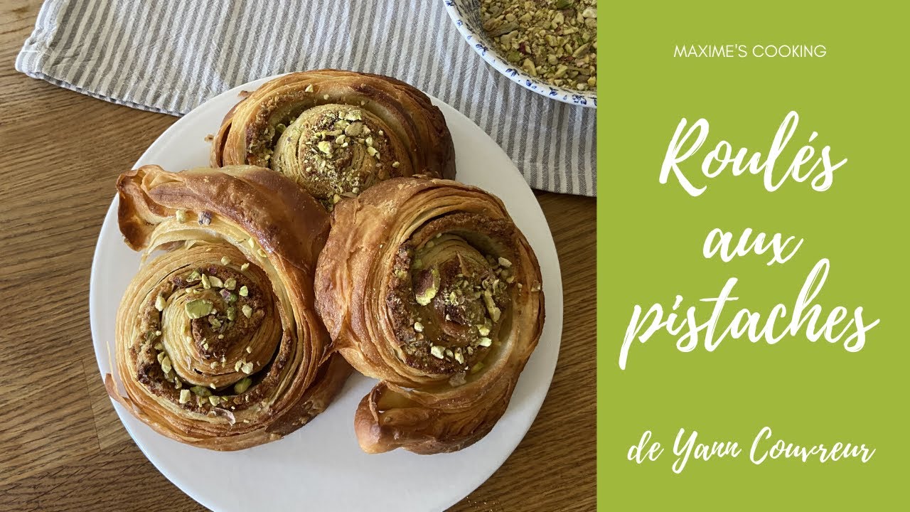 Comment faire les ROULÉS AUX PISTACHES (de Yann Couvreur)? YouTube