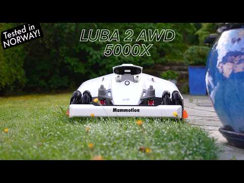 Mammotion LUBA 2 AWD 5000X Robotic Mower Tested In Norway
