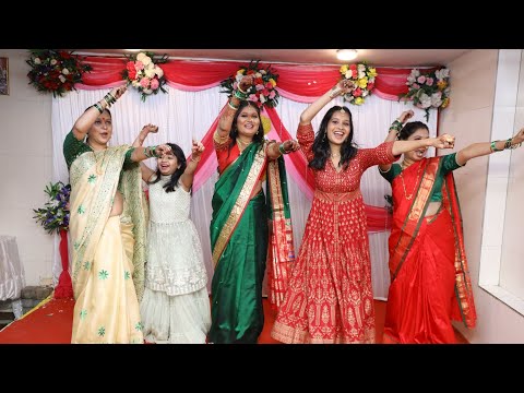 || Engagement dance performance || traditional Marathi song ||