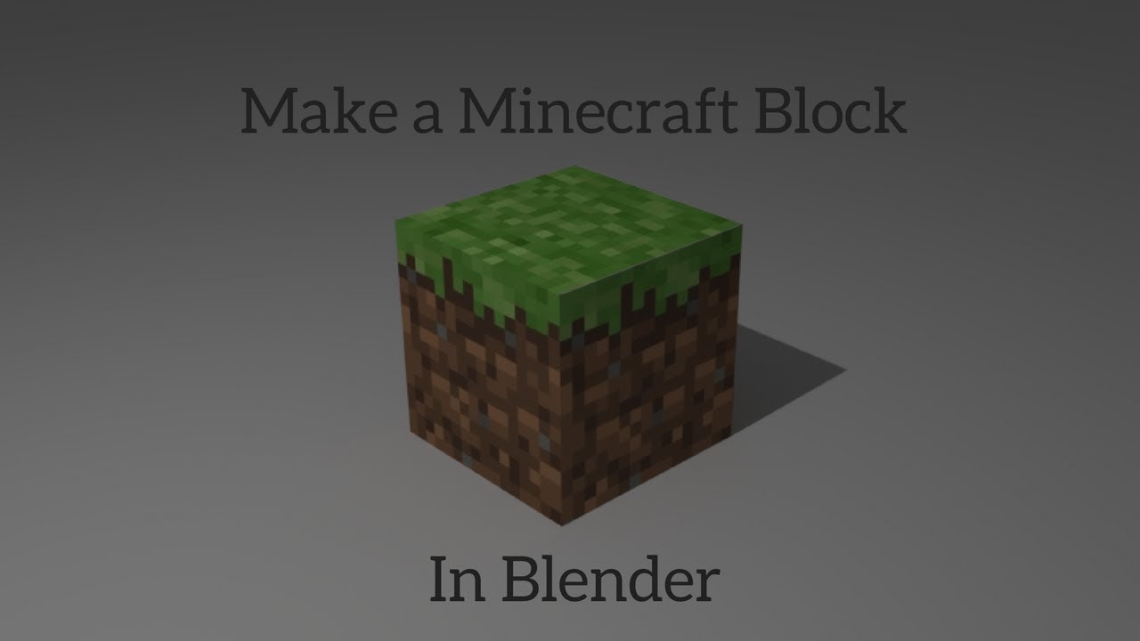 Blend Swap  Graphic Minecraft DIRT BLOCK