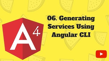 AngularJS 4 Tutorial: 06. Generating services using Angular CLI
