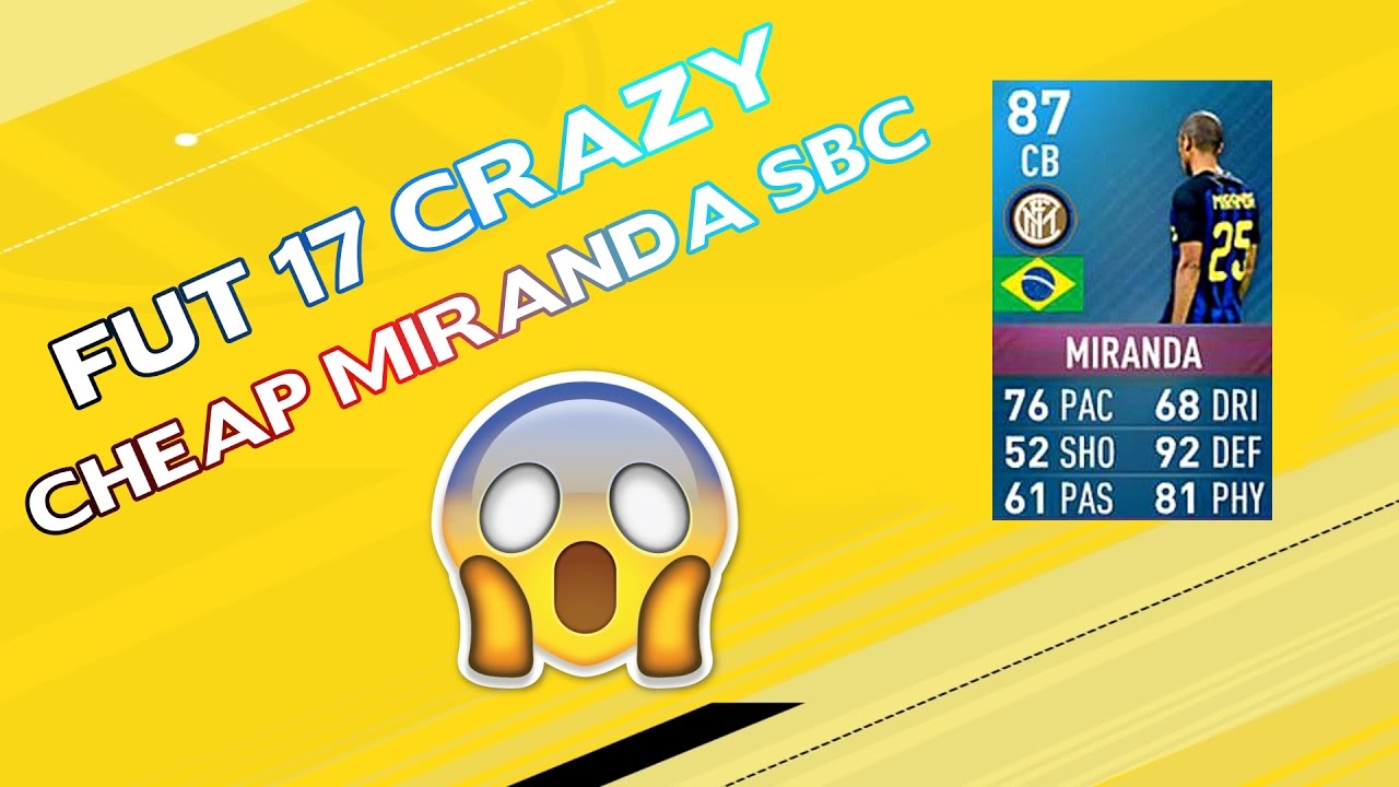 CHEAPEST WAY TO COMPLETE FUTMAS SBC MIRANDA