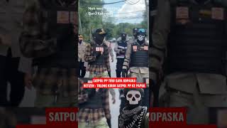 GAYA BANGET PAKE TOPENG KOPASKA 🤣🥶 #tni #kopassus #tniad #tniindonesia #intel #sedih #shortshorts