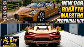 Drive Zone Online | New Car BOGATTO | MAESTRO - Level 1 To Max Level Performance Test  screenshot 5