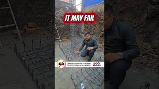 Footing Reinforcement Details as per IS 13920 | Bar Bending, Mesh, Load Transfer | #ytshorts