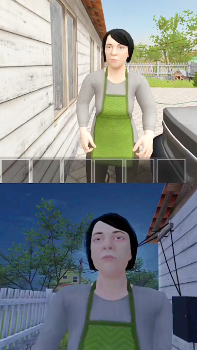 Schoolboy Runaway Mirror Mode Day Sky Vs Night Sky Jumpscares #shorts #schoolboyrunaway