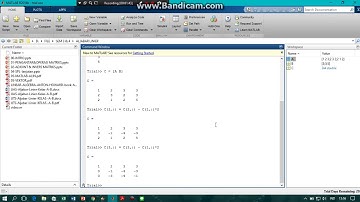 Tutorial Matlab Matriks & Gauss Jordan