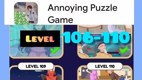 Annoying puzzle game level 106 107 108 109 110 gameplay walkthrough
