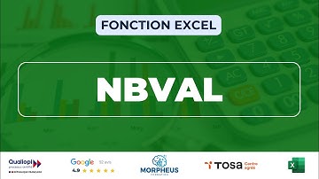 Comment utiliser la fonction NBVAL sur Excel ?