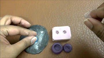 How to use a mold Cold Porcelain/ Air Dry Clay/ Polymer Clay vdo#25