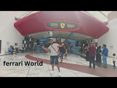 A Day at Ferrari world Abu dhabi || @sabaKajahaan #pujabhadraindianblogger