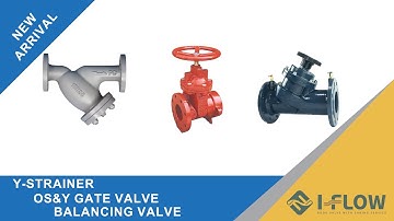 Valve Display: Balancing Valve, OS&Y Gate Valve, and Y-Strainer by Qingdao I-Flow