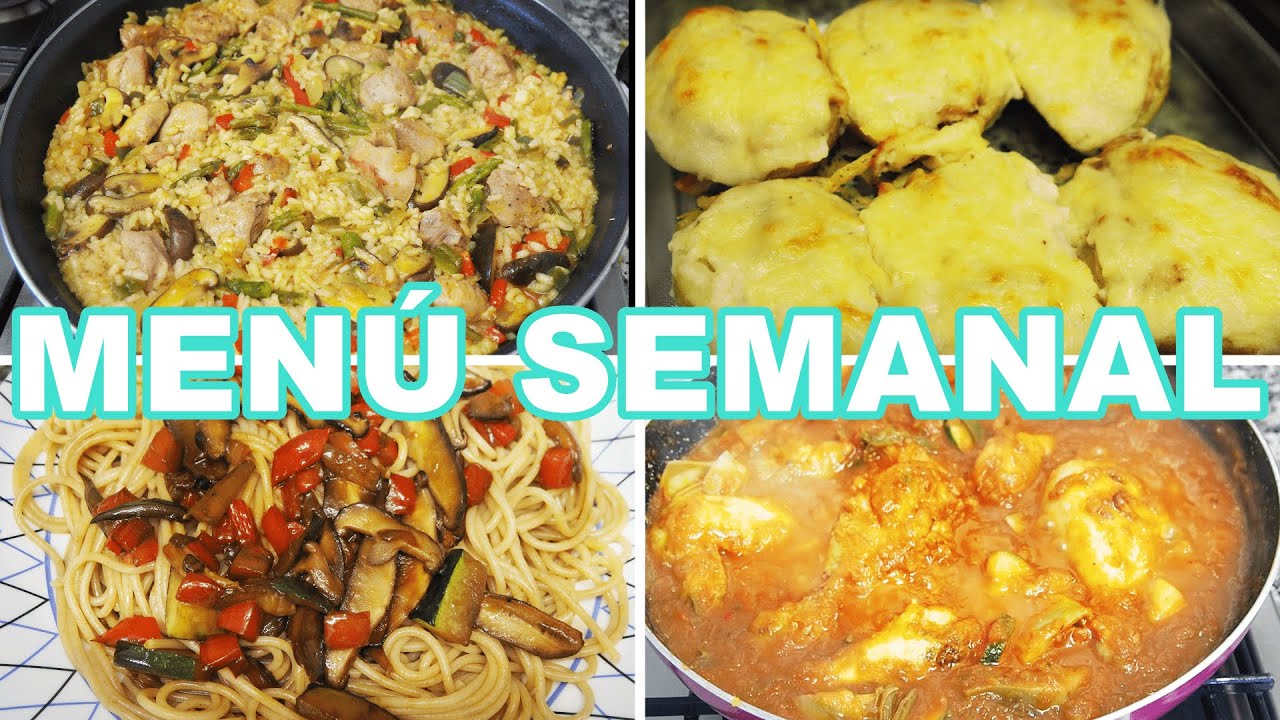 MENÚ SEMANAL | ¿QUE COMEMOS ESTA SEMANA?