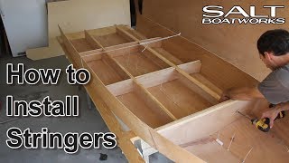 How to Install Stringers - How to Build a Boat Part 4