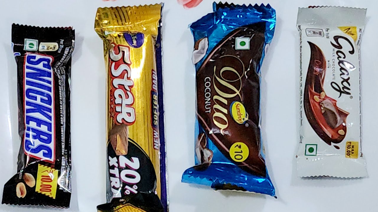 Cadbury vs Snickers vs 5star vs Galaxy vs Duo Snickers chocolate