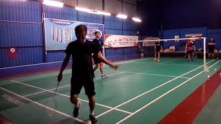 20171024-3@Cheras Challenger: 羽家少林 vs Fire Shuttle (12-21, 09-21)