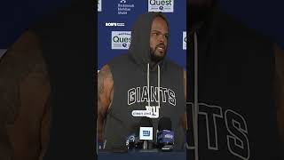 Jermaine Eluemunor talks the OL's focus going into 2026 #shorts #giants #JermaineEluemunor #nfl