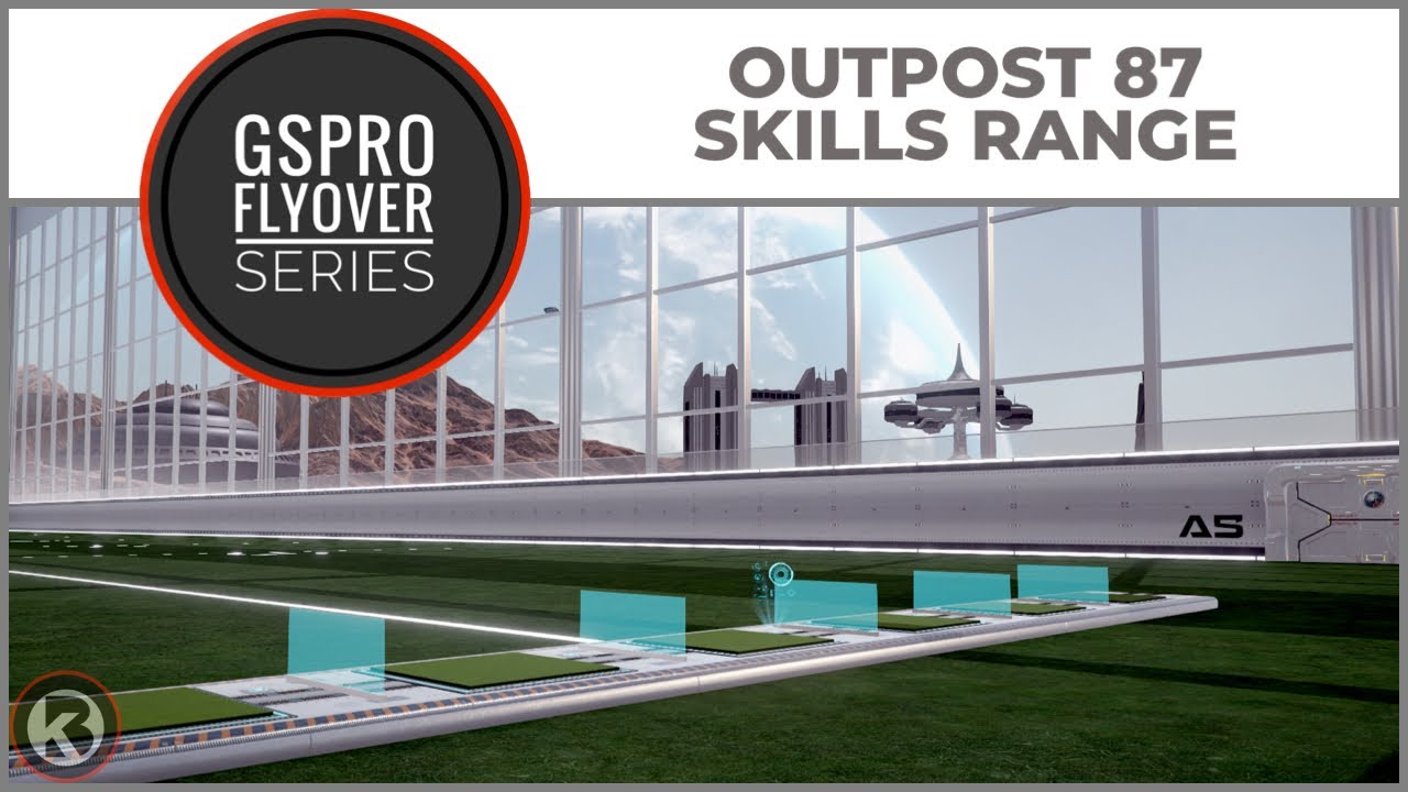 GSPro Course Flyover - Outpost 87 Skills Range - Designed by rdeyer ...