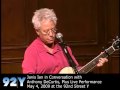 Capture de la vidéo Janis Ian, Society's Child, At The 92Nd Street Y