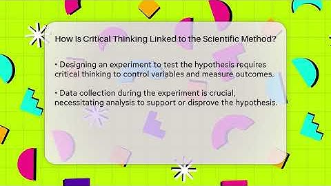How Is Critical Thinking Linked to the Scientific Method? - Science Through Time
