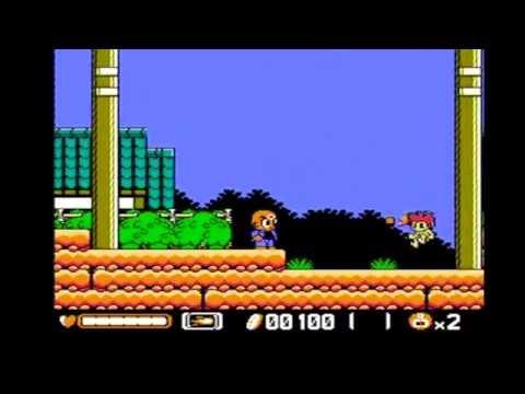 3 eyes boy (Mitsume ga Tooru) Real NES Gameplay (longplay)