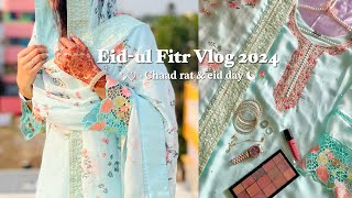 Eid vlog 🌷✨| Chaad raat and Eid day🌙 ( lots of food, mehedi, eid outing etc)| Eid-ul-Fitr 2024 |  🇧🇩