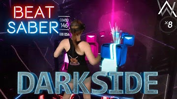 Beat Saber || Darkside by Alan Walker (Expert) First Attempt || Mixed Reality