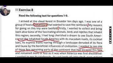 Multilevel Master Reading Part 4 Exercise 8 to