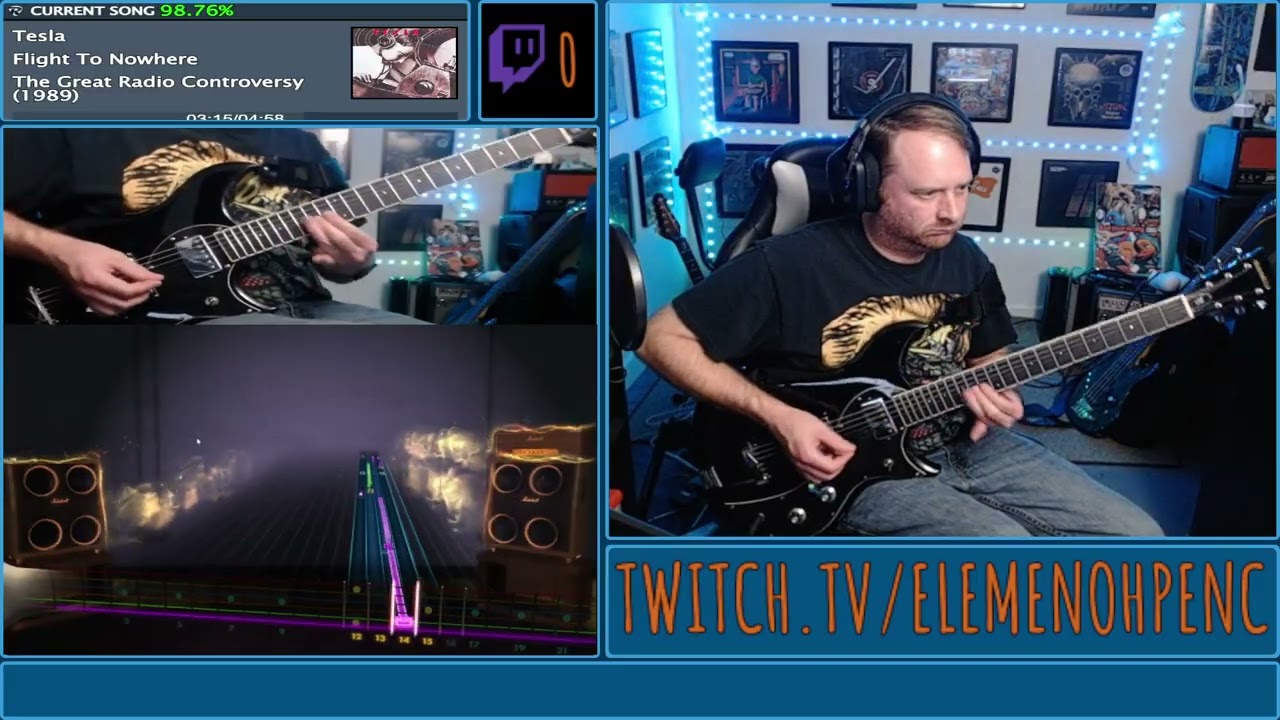 [ROCKSMITH CDLC] Tesla - Flight To Nowhere (Lead 98.44%)