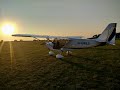Skyranger Swift II - solo navigation, sunset flying & engine failure test at the end!!