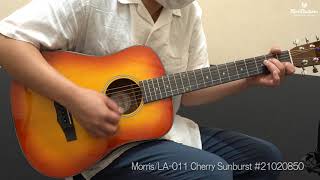 Morris LA-011-MINI - Cherry Sunburst | Red Guitars Online Store