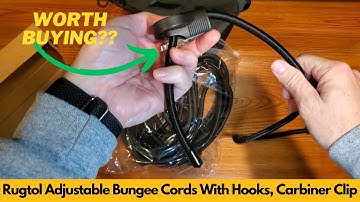 Rugtol Bungee Cords with Hooks, Adjustable Bungee Cords with Carabiner Clip | Worth Buying?