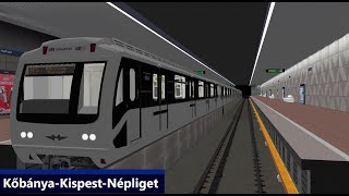 OpenBve M3 Metróprojekt (Kőbánya-Kispest-Népliget)